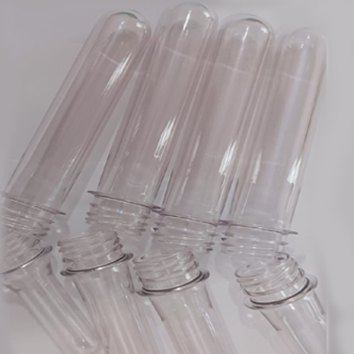 Delivery cart placed by water bottles